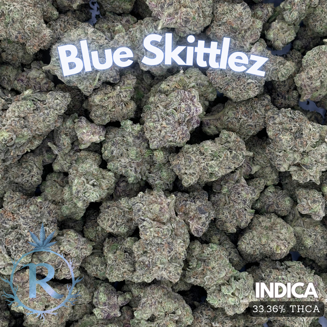 Blue Skittlez (Indica) | 4g-8g | RUUTS Top Shelf Reserve THC-A Flower