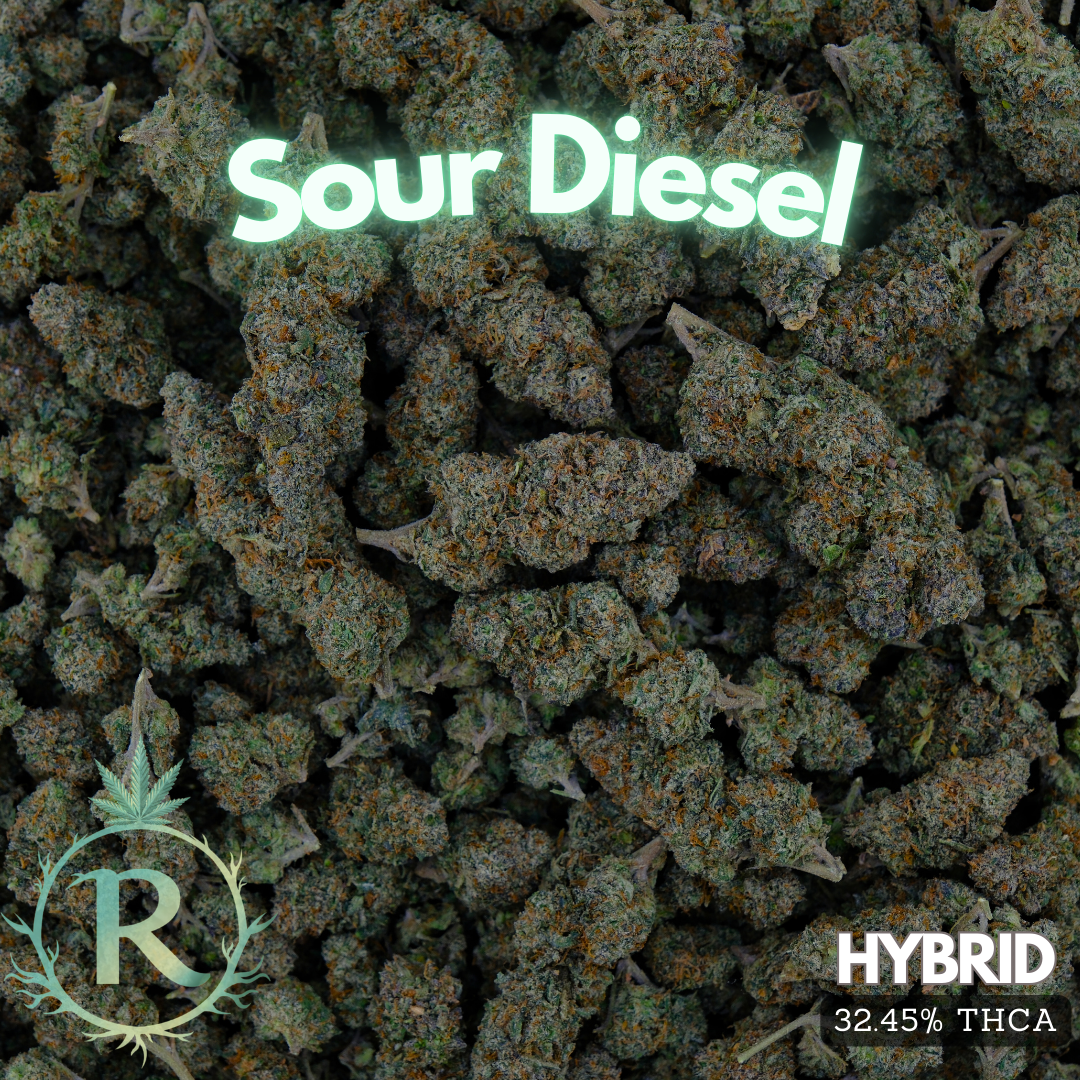 Sour Diesel (Hybrid) | 4g-8g | RUUTS Top Shelf Reserve THC-A Flower